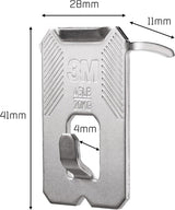 Plasterboard Picture Hanging Wall Hooks 4 Hangers - Holds up to 20 kg