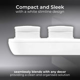 Two Socket Extension Lead, Unswitched, 5 Metre Cable, 2-Way Plug Extension Cable