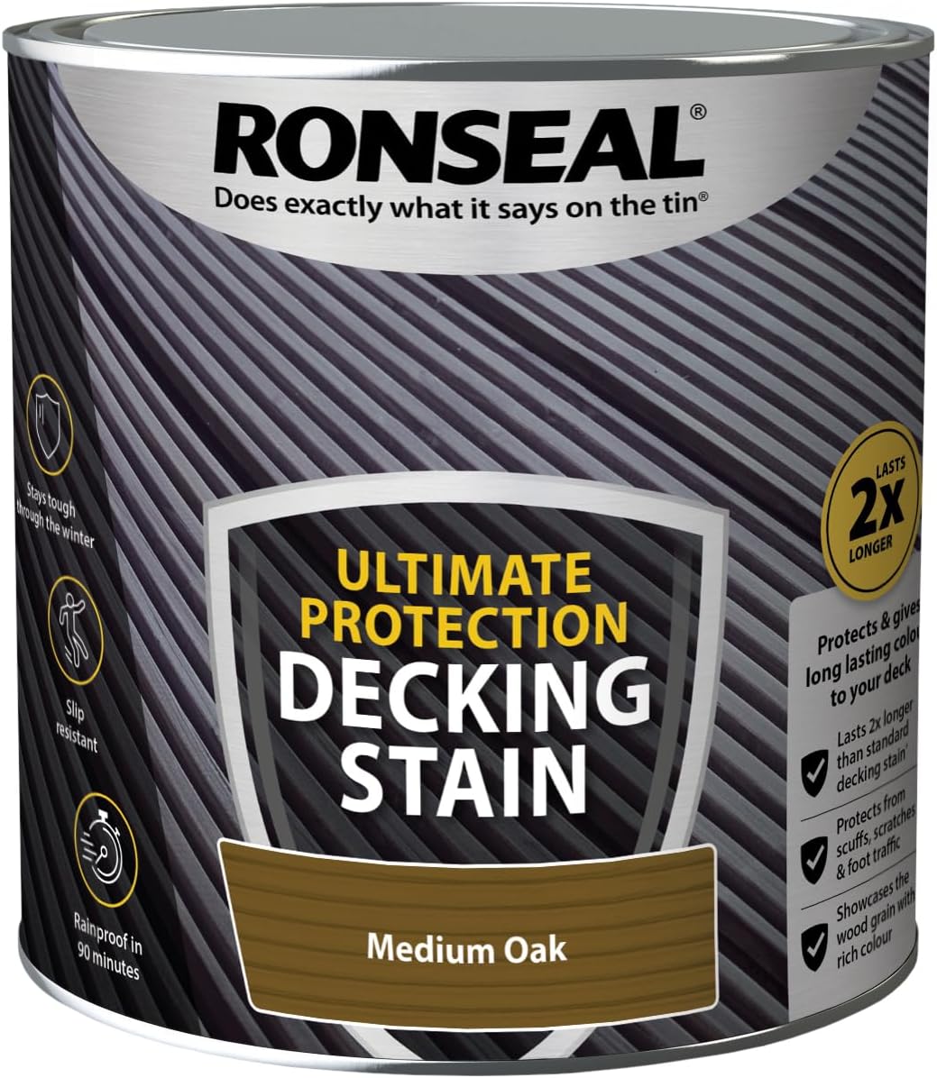 Ronseal Ultimate Decking Stain 2.5L Medium Oak