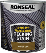 Ronseal Ultimate Decking Stain 2.5L Medium Oak