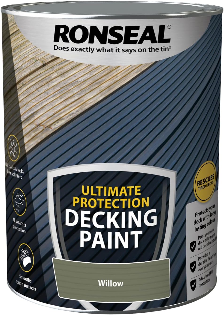 Ronseal Ultimate Protection Decking Paint 5L - Willow