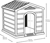 Dog House Kennel for Small Breeds - Green Roof