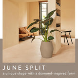 June Split 46cm High Indoor / Outdoor Pot - Balanced Beige