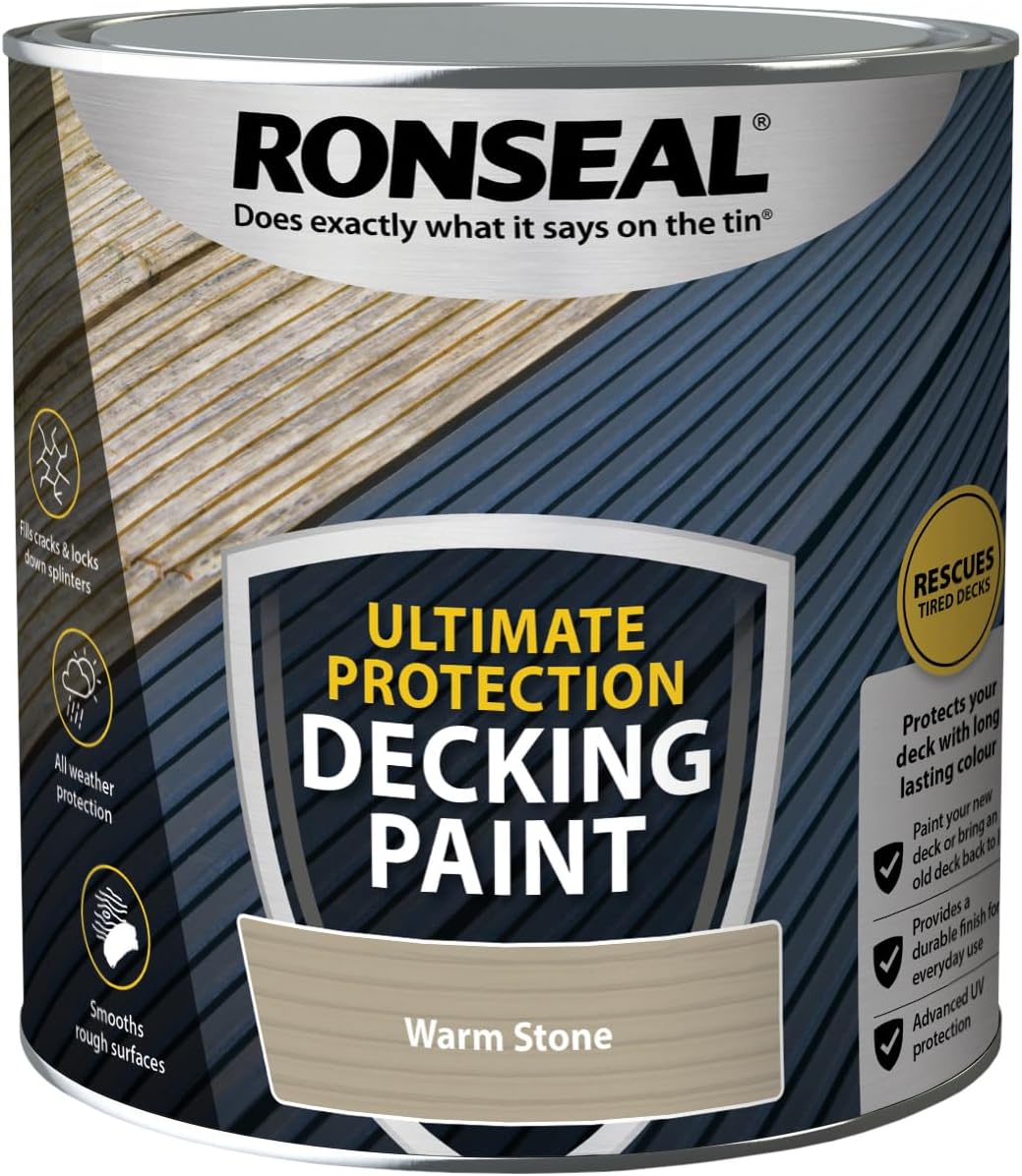 Ronseal Ultimate Protection Decking Paint 2.5L - Warm Stone