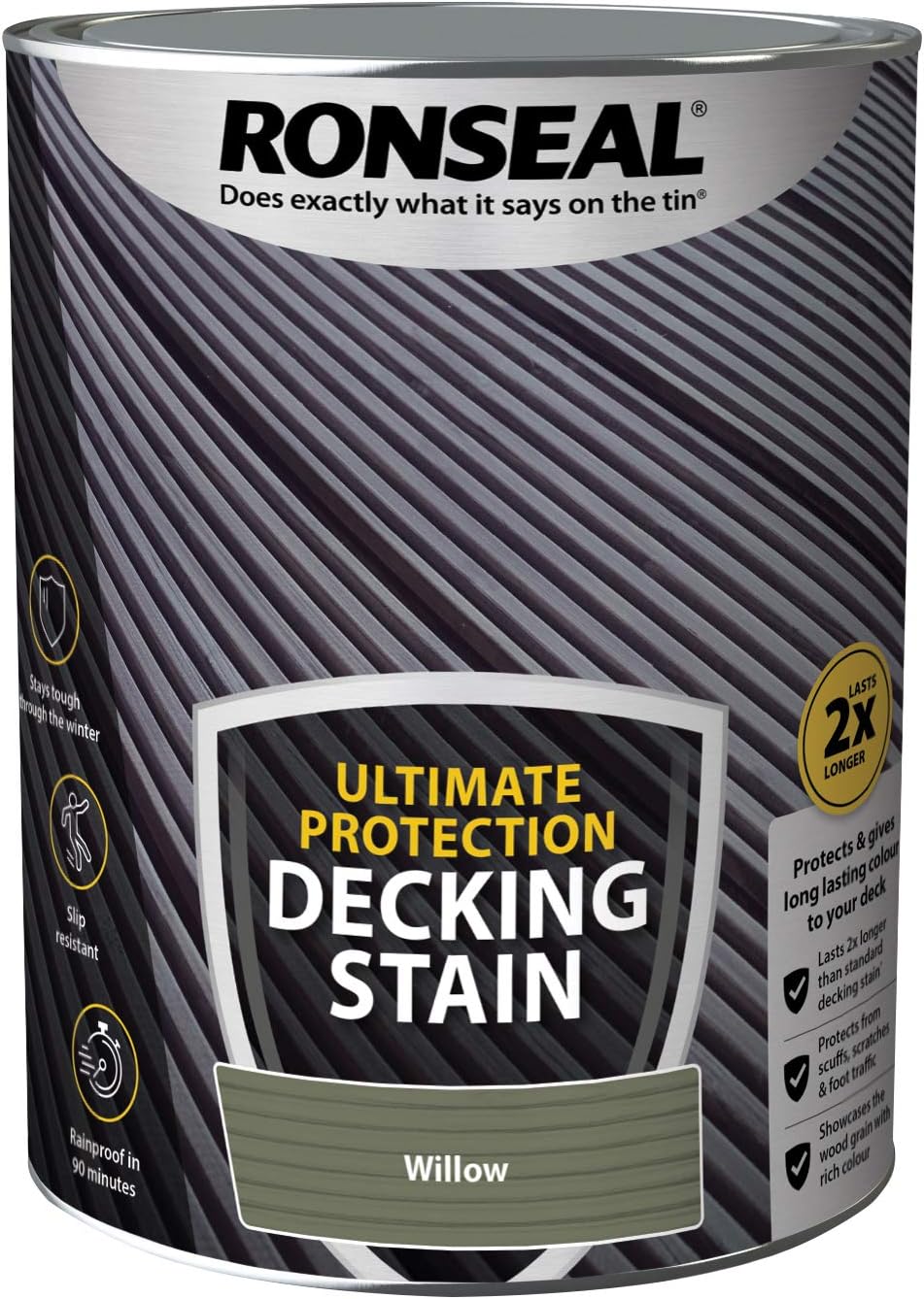 Ronseal Ultimate Protection Decking Stain 5L - Willow