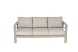 Wisteria Lane Aluminium 3 Seat Garden Sofa - Champagne