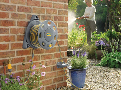 Hozelock Compact 30m Wall Mounted Hose Reel without Hose