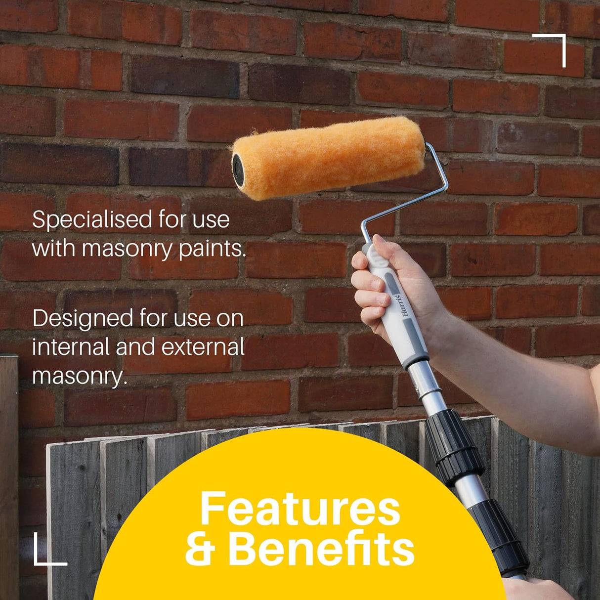 Seriously Good Exterior Masonry Roller Set - 9in