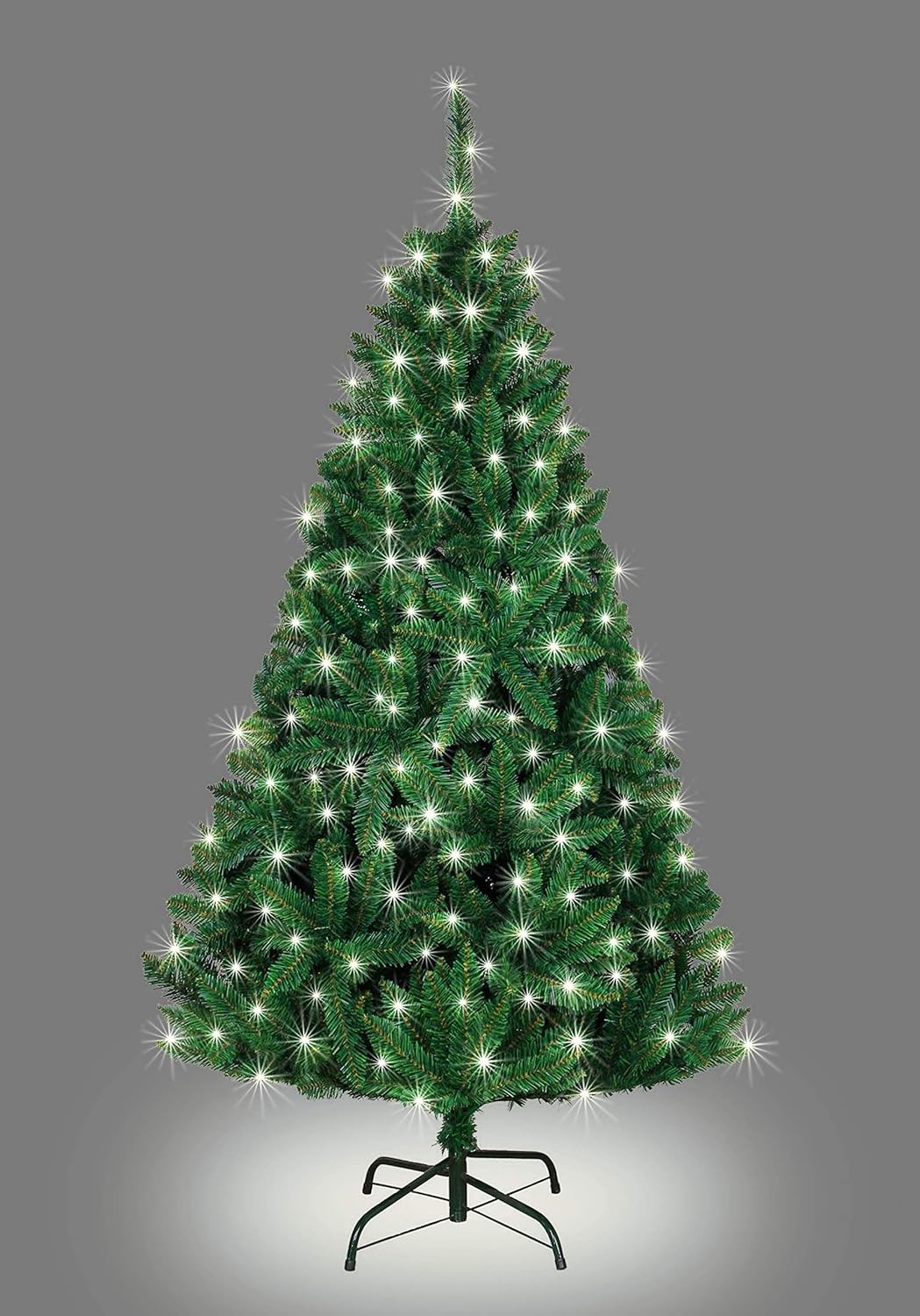 Imperial Pine Pre-Lit Christmas Tree 8ft/240cm - Ice White LEDs