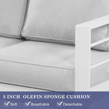 Wisteria Lane Pair of Aluminium Chairs - White