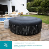 Hollywood Luxe AirJet Inflatable Hot Tub with LED Lights 4-6 person