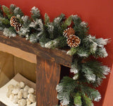 9ft/270cm Frosted Glacier Christmas Garland