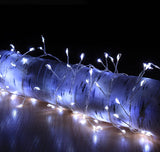 200 LED Copper Wire 4m Cluster Lights - Ice White
