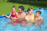 Bestway Steel Pro Rectangular Kids Pool with Steel Frame and Filter Pump - 400 x 211 x 81 cm