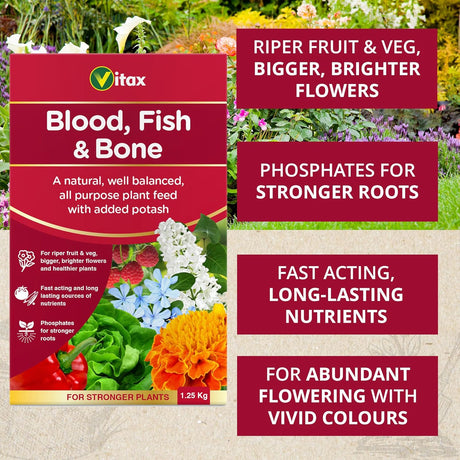 Blood Fish & Bone Fertiliser - 1.25kg