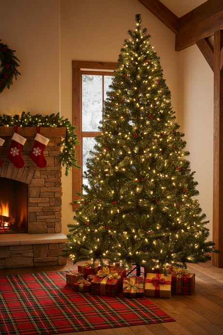 US Colorado Spruce Christmas Tree Green - 9ft/270cm
