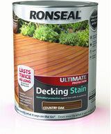Ronseal Ultimate Protection Decking Stain 5L - Country Oak