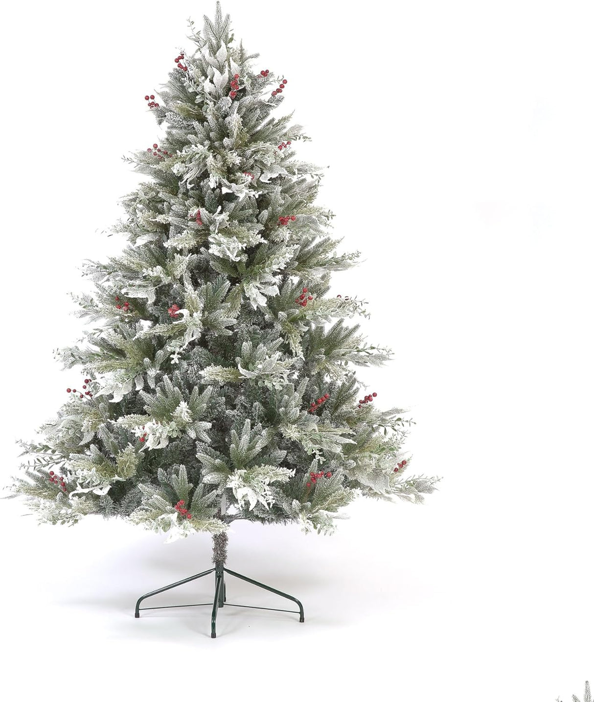 Diarra Snow Flocked Christmas Tree with Berries - 5ft / 150cm