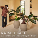 June Split 46cm High Indoor / Outdoor Pot - Balanced Beige