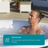 New York AirJet Inflatable Hot Tub 6 person