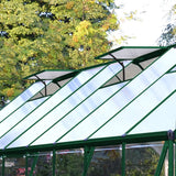 Balance 8' x 20' Greenhouse - Green Frame & Hybrid Polycarbonate Panels
