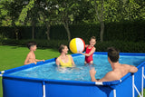 Bestway Steel Pro Rectangular Kids Pool with Steel Frame and Filter Pump - 400 x 211 x 81 cm