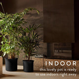 June Tulip 40cm Indoor / Outdoor Plant Pot - Black