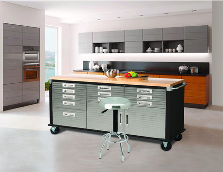 Seville Classics Rolling Workbench 11 Drawer storage