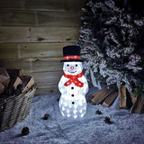 52.5cm Acrylic Standing Snowman with 100 White LEDs
