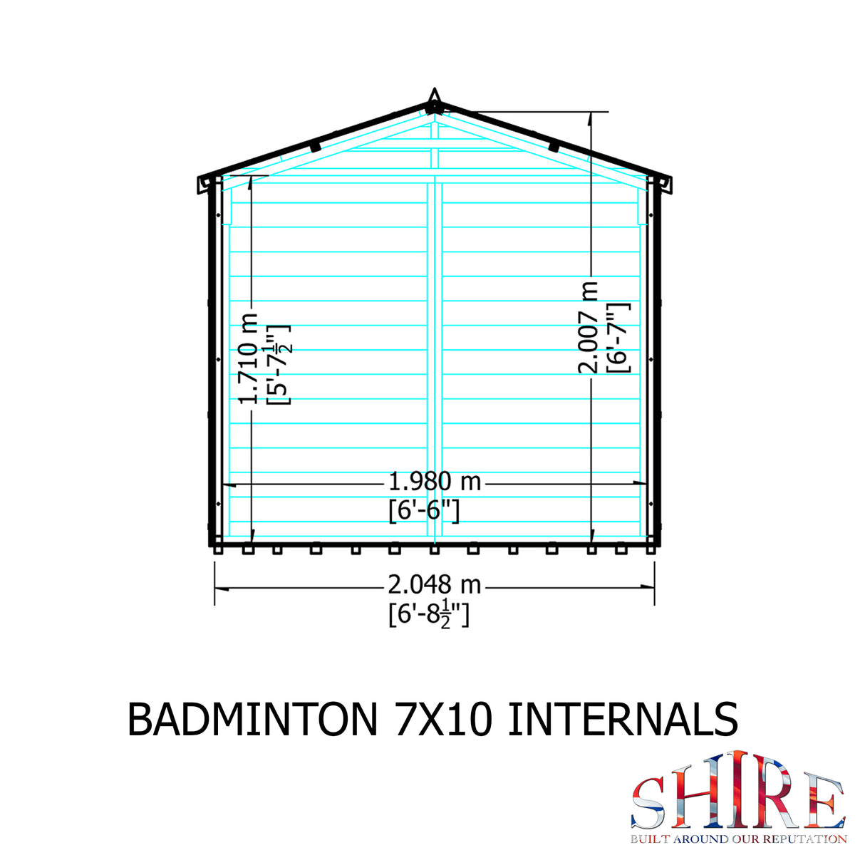 Shire Badminton 7x10 Summer House