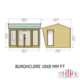 Shire Burghclere 10x8 Summerhouse