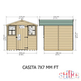 Shire Casita 7x7 Shed / Summerhouse