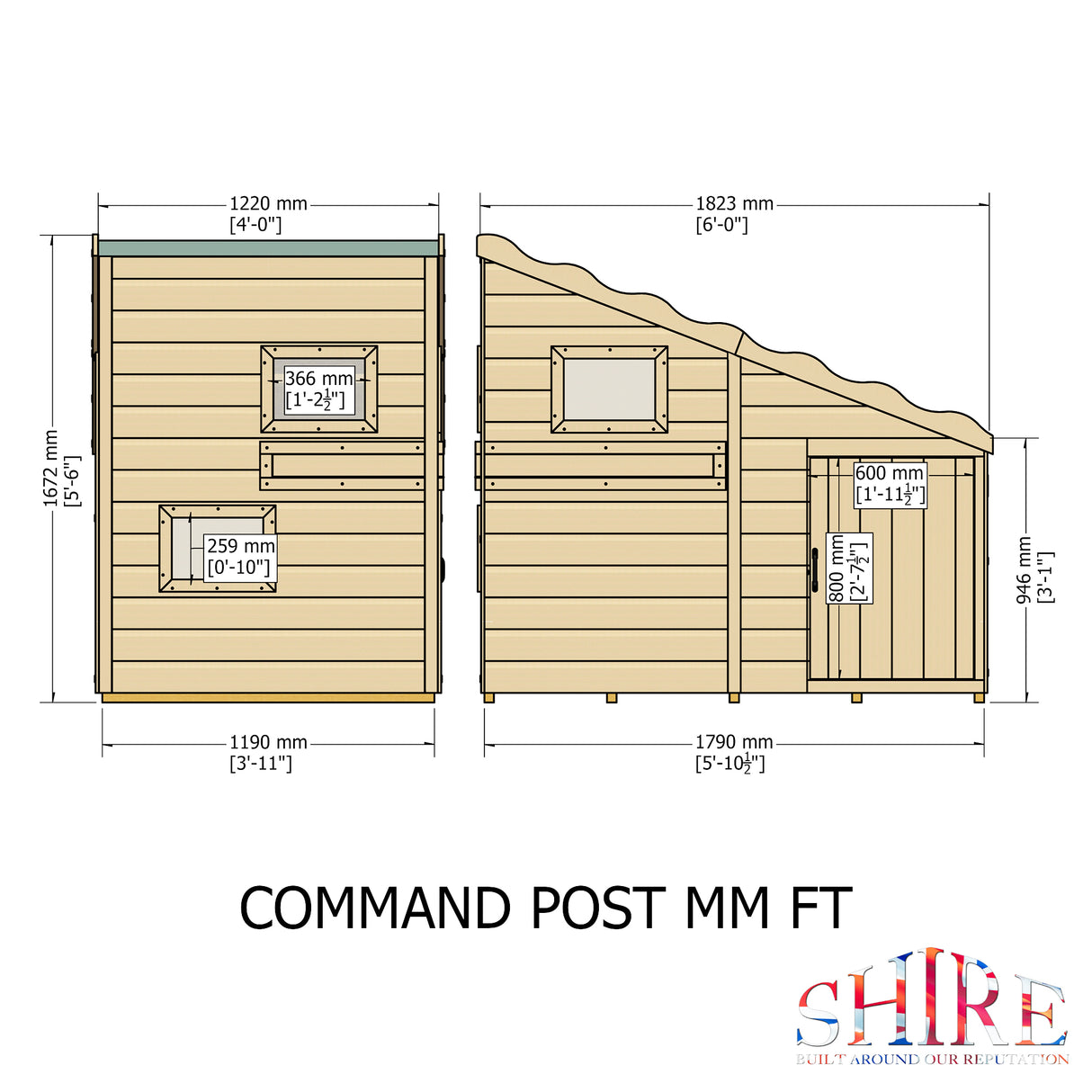 Shire Command Post Playhouse