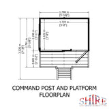 Shire Command Post + Platform Playhouse