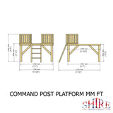 Shire Command Post + Platform Playhouse