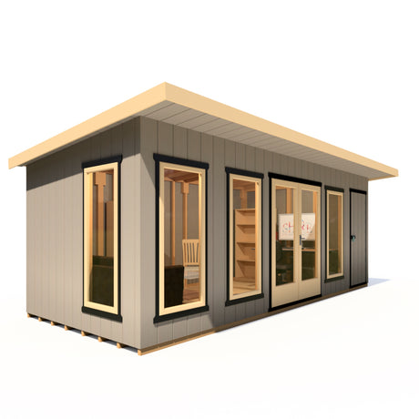 Shire Cali 20x8 Garden Office with Storage