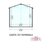 Shire Casita 7x7 Shed / Summerhouse