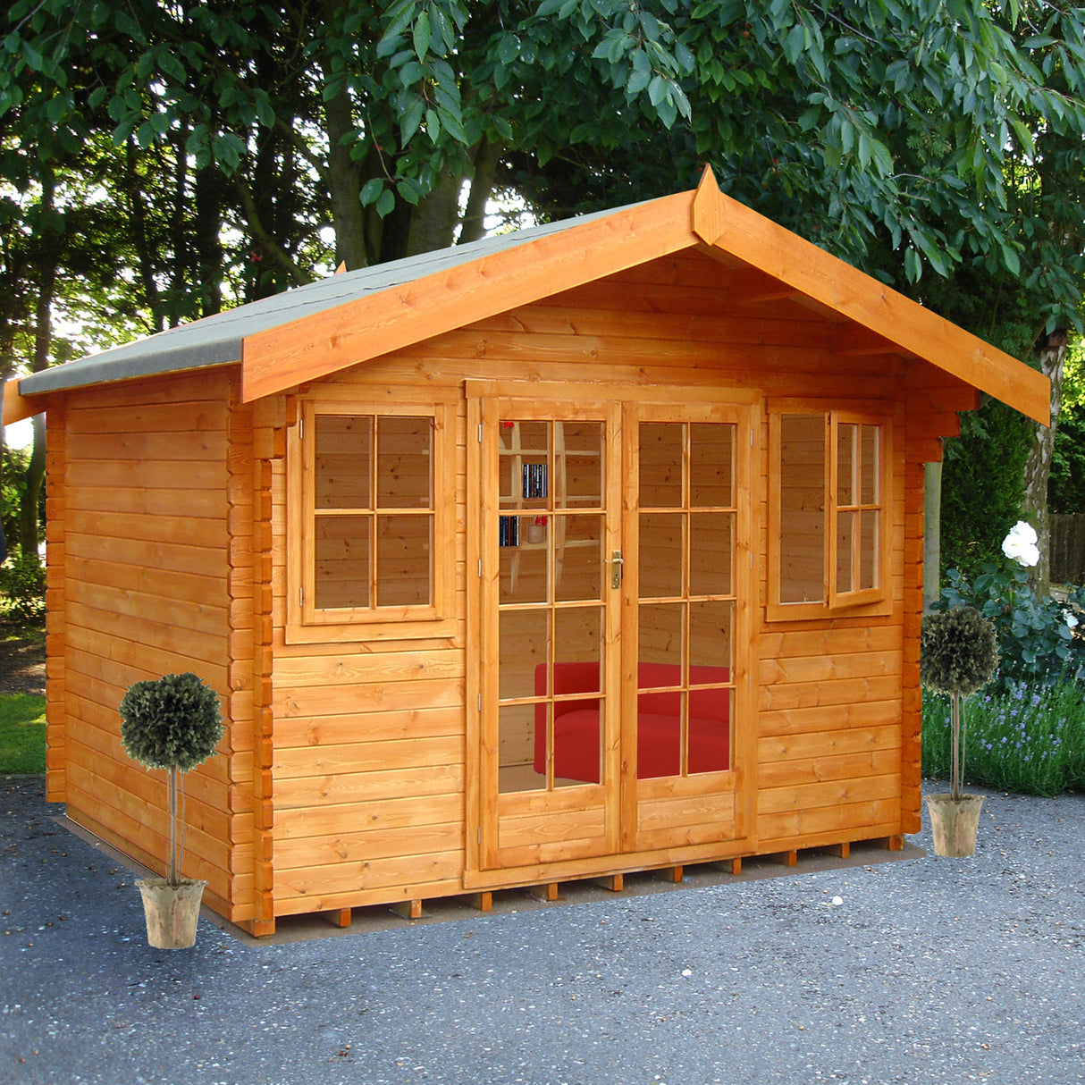 Shire Clipstone 12x10 Log Cabin