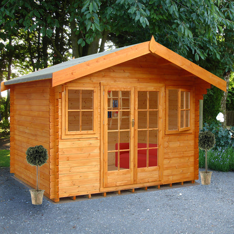 Shire Clipstone 12x10 Log Cabin