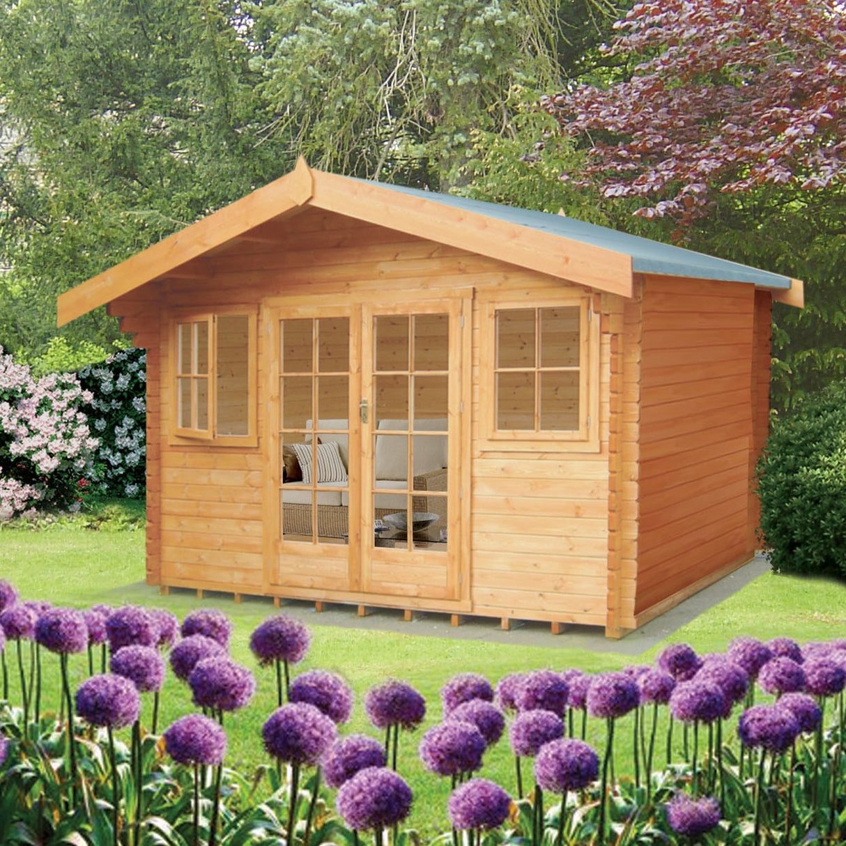 Shire Clipstone 12x10 Log Cabin