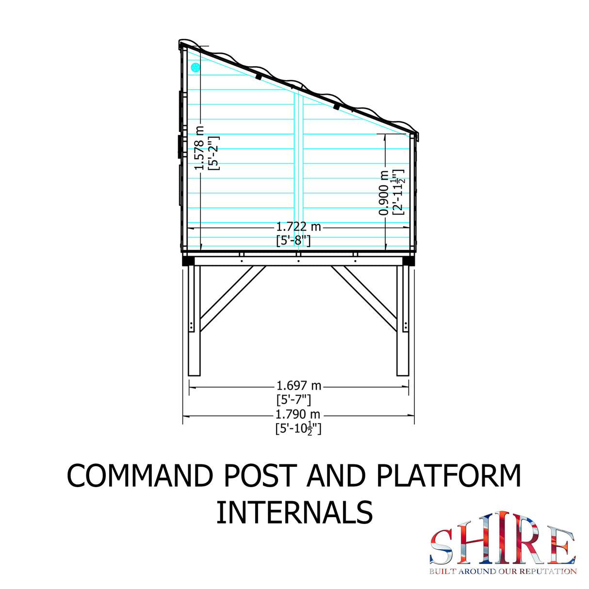 Shire Command Post + Platform Playhouse