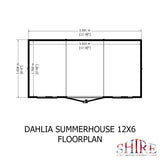 Dahlia 12 ft x 6 ft Summerhouse