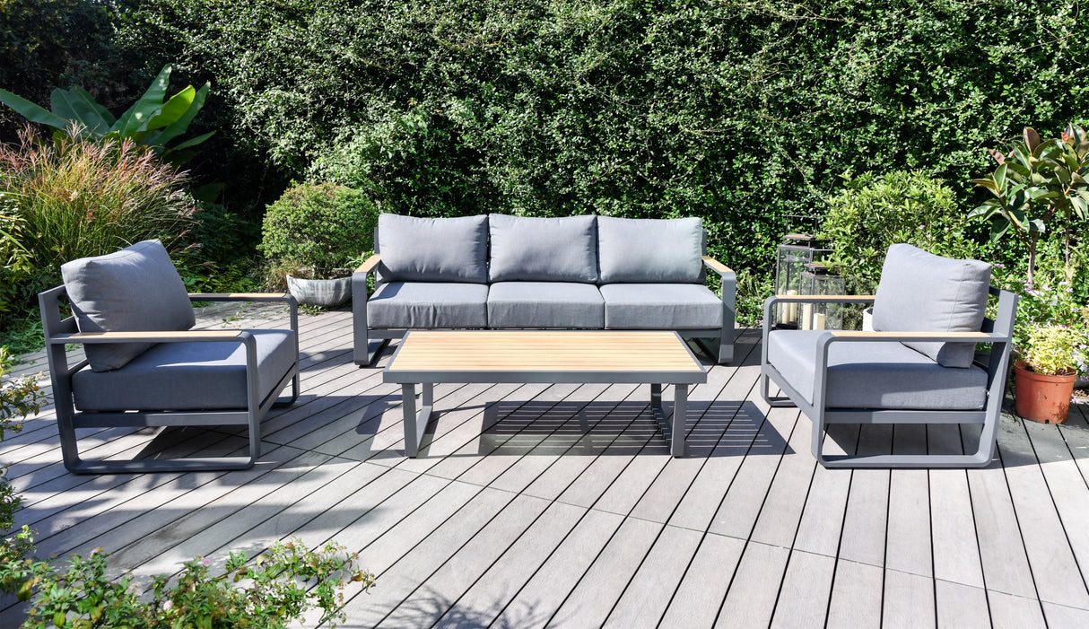 Verdun 311 5 Seat Aluminium Lounge Sofa Set