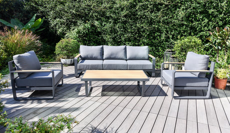 Verdun 311 5 Seat Aluminium Lounge Sofa Set