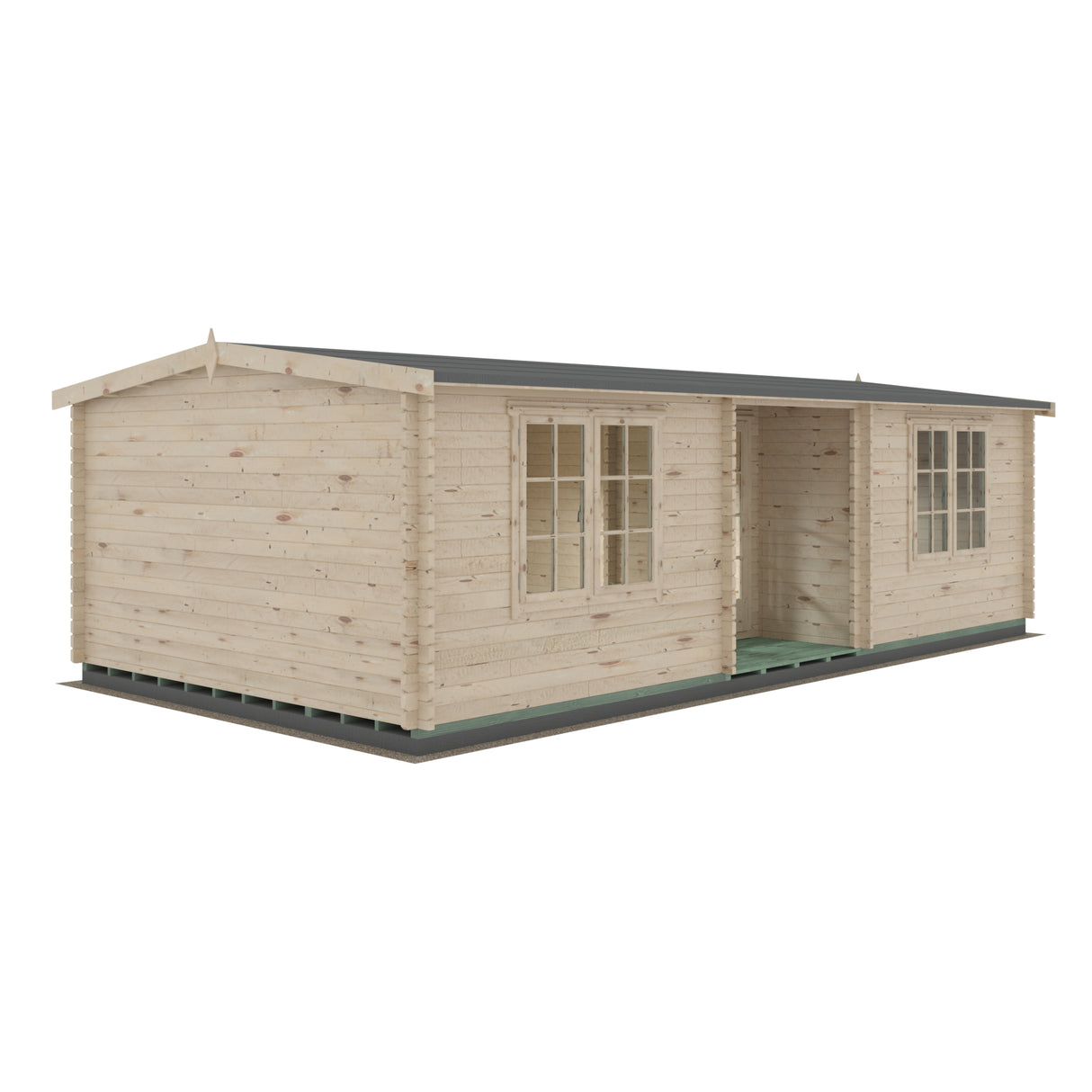 Shire Elveden 14x26 44mm Log Cabin