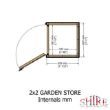 Shire Garden Store Shiplap 2x2 Pressure Treated