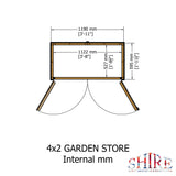 Shire Garden Store Shiplap 4x2