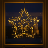 60cm LED Star Silhouette Light - Gold