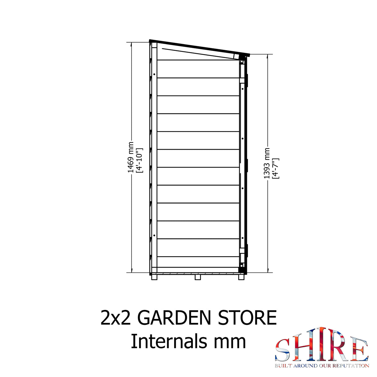 Shire Garden Store Shiplap 2x2 Pressure Treated