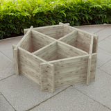 Shire Hexagonal Planter Pressure Treated with 4 Segments